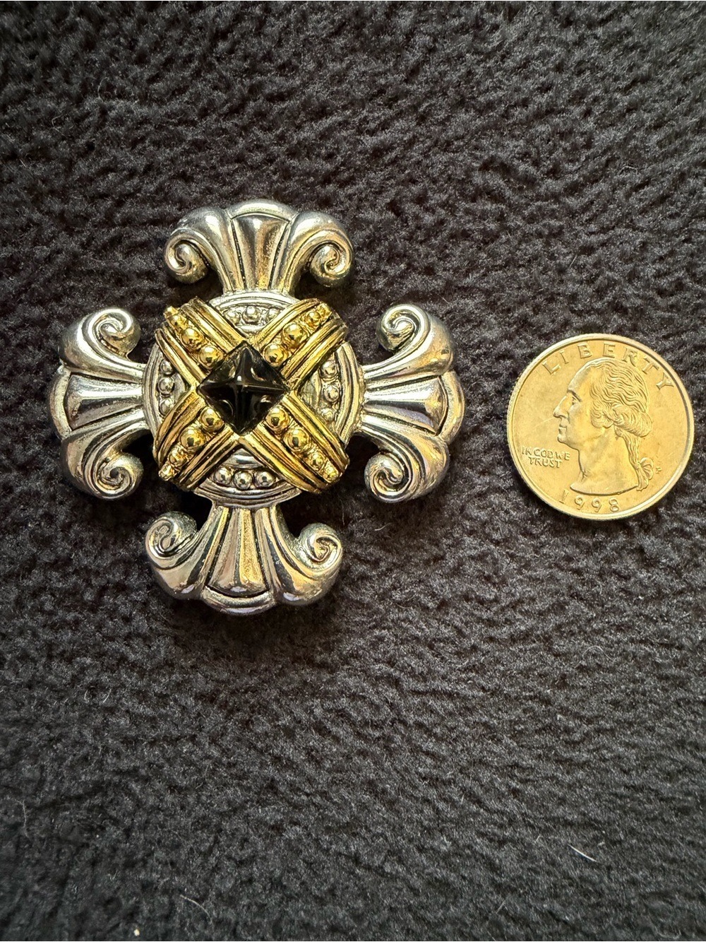 Vintage Premiere Designs Maltese Cross Brooch - Picture 4 of 5